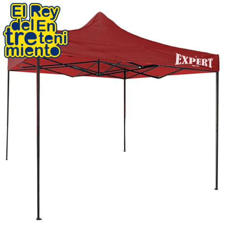 Gazebo Impermeable Expert 3mx3m Reforzado Carpa Toldo Bordo