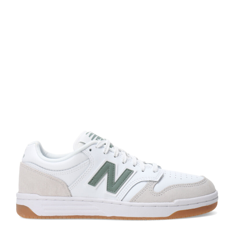 Championes de Hombre New Balance Court Blanco - Gris - Verde