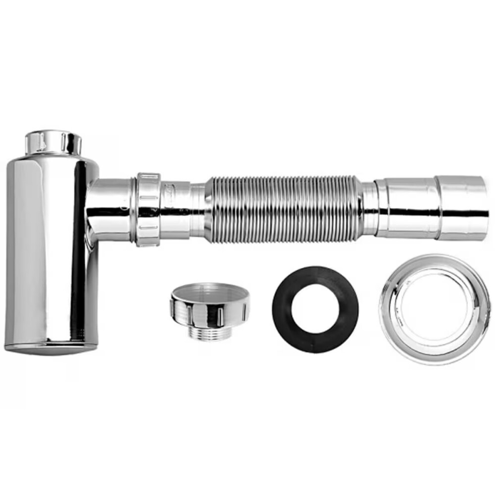 Sifón cromado botella chico plástico univer. Blukit Sifón Cromado Botella Chico Plástico Univer. Blukit