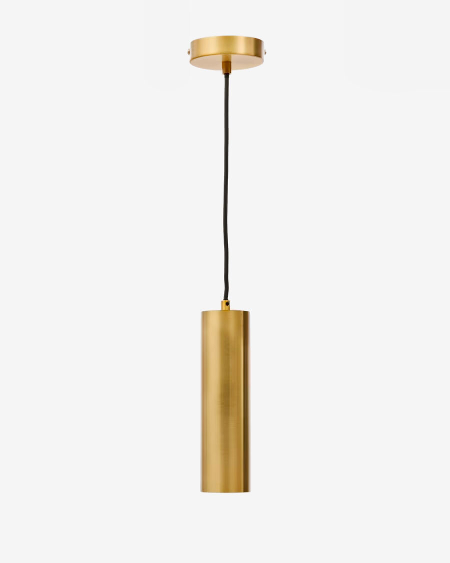 Lámpara de techo Andia de aluminio con acabado pintado en oro
