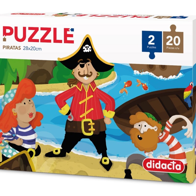 Puzzle piratas 2 de 20 piezas Puzzle piratas 2 de 20 piezas