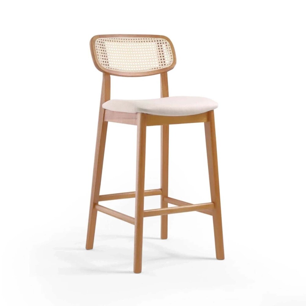 BUTACA BAR MADERA MARRON ONIX NEW RATAN