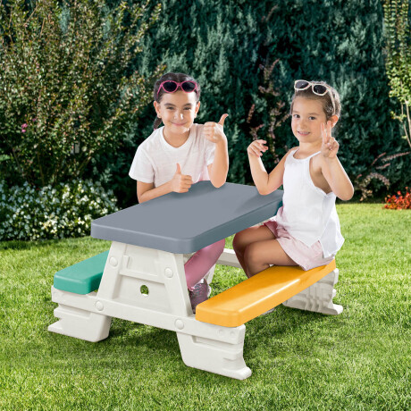 Mesa Infantil Picnic Europea Jardín Niños Juegos Dol002618