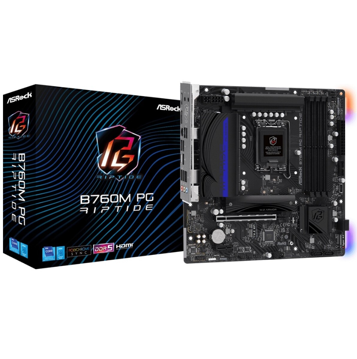 Mother Asrock B760M Pg Riptide Lga 1700 Wifi 