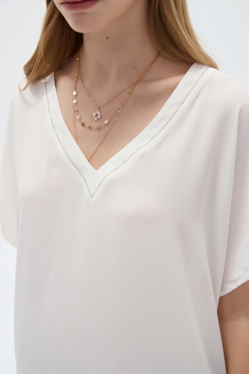 Blusa Poliaz Blanco
