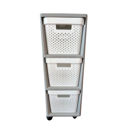 Cajonera Plástico Estantería 3 Cajones Almacenamiento Con Ruedas Cajonera Plástico Estantería 3 Cajones Almacenamiento Con Ruedas