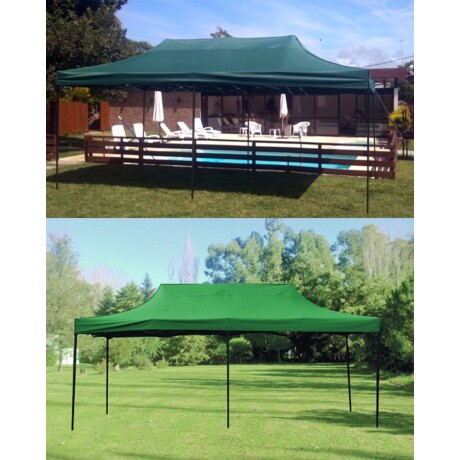 Gazebo autoarmable verde reforzado 6x3 mts Arye Gazebo autoarmable verde reforzado 6x3 mts Arye