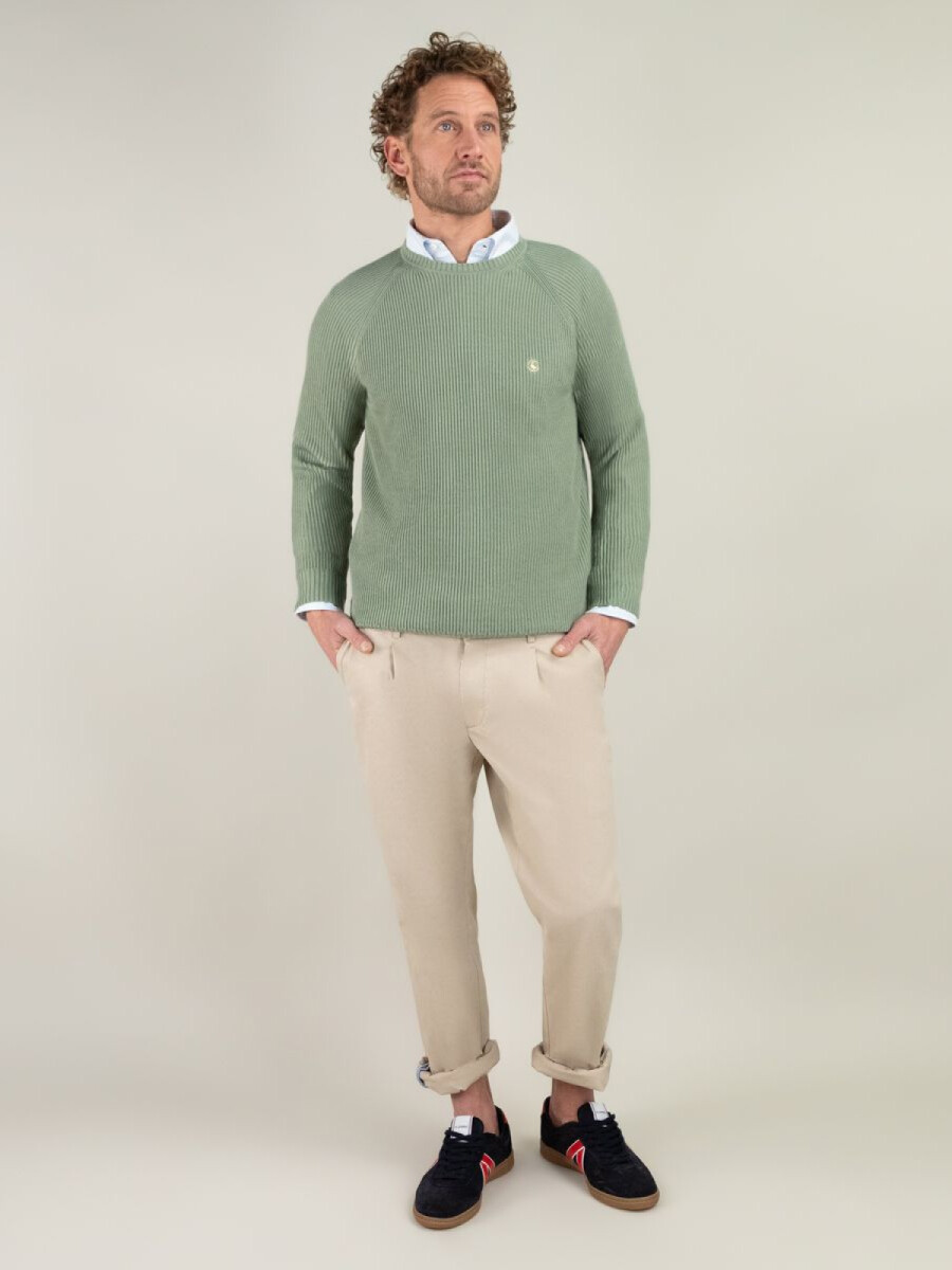 Jersey Punto Inglés - Verde 