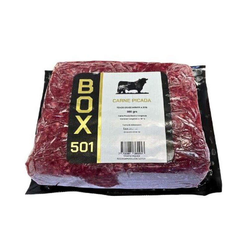 Carne picada BOX - 800 g - Común