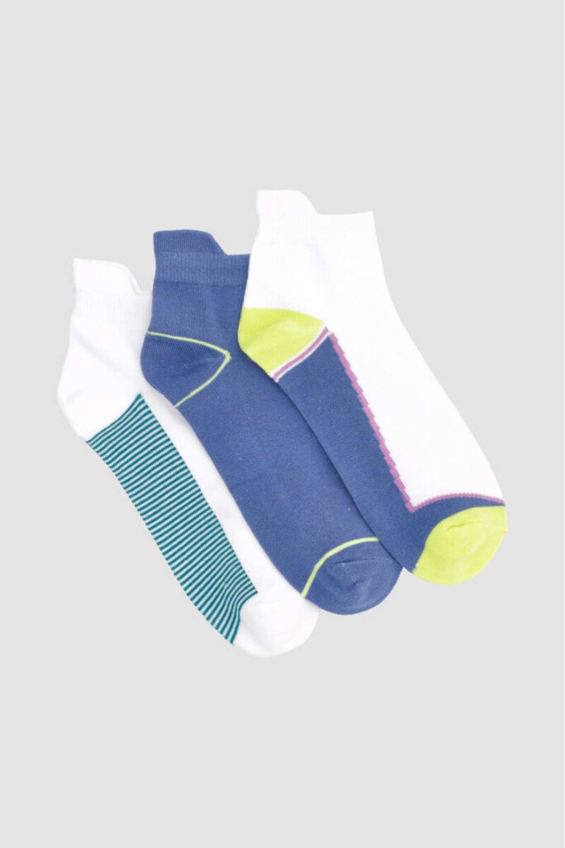 Pack x3 deportiva microfibra con diseño - Variante 40 