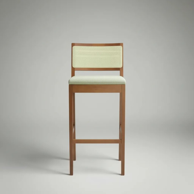 BANCO ALTO PARA BARRA - ESTERILLA - TAPIZADO TELA BEIGE BANCO ALTO PARA BARRA - ESTERILLA - TAPIZADO TELA BEIGE