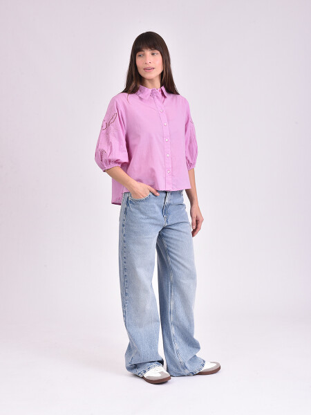 CAMISA SELVA MORADO