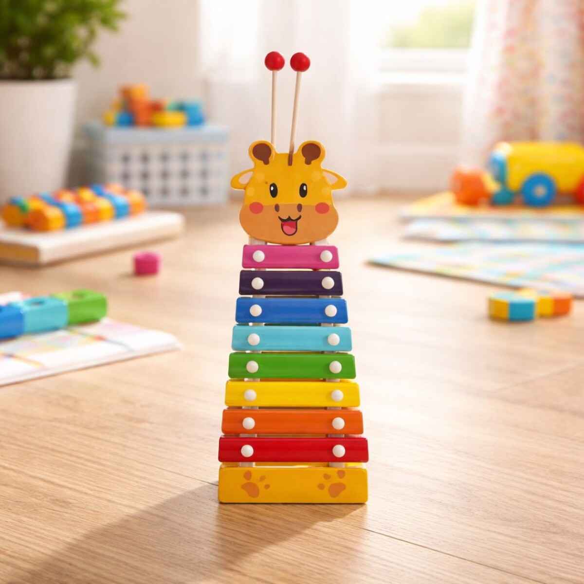 XILOFON DE MADERA ZOO DISEÑOS SURTIDOS 