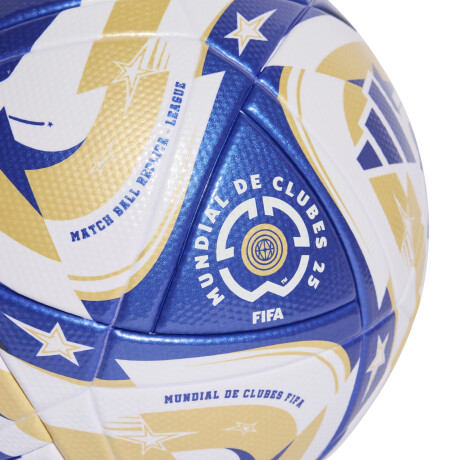 adidas PELOTA LEAGUE FINAL MUNDIAL DE CLUBES FIFA Blue/Gold/White