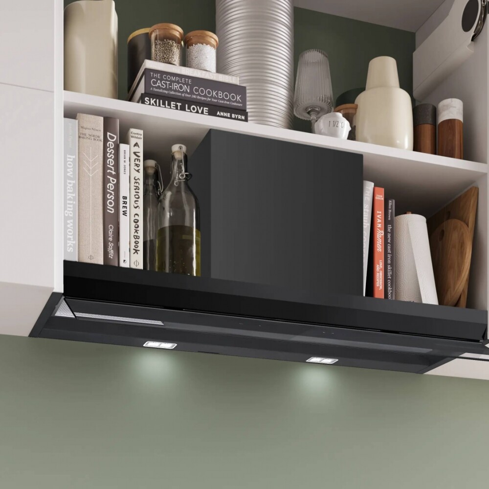 Campana decorativa integrada Bosch 90 cm DBB97DP60 Negro Mate Campana decorativa integrada Bosch 90 cm DBB97DP60 Negro Mate