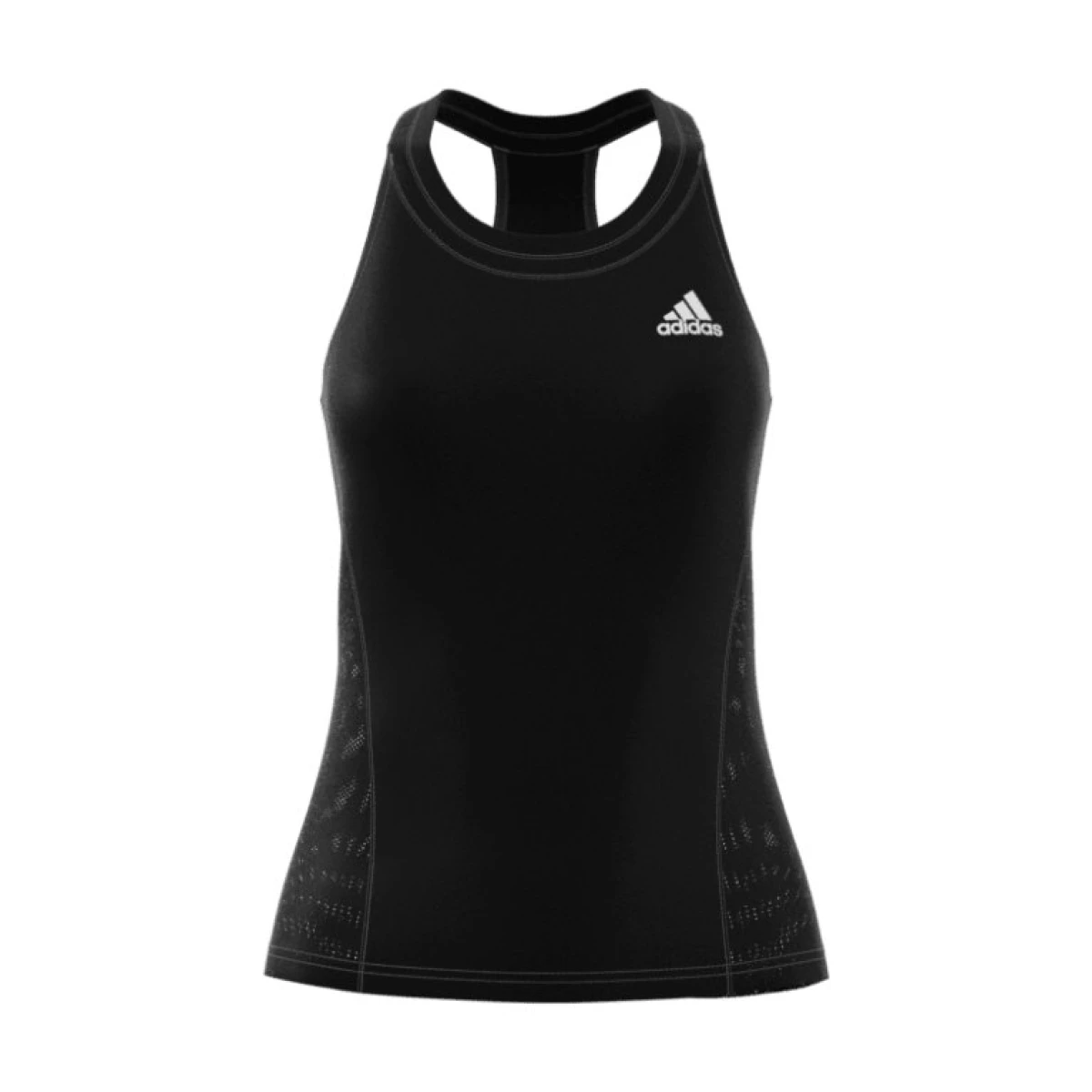 Musculosa de Mujer Adidas Club Wns - Negro - Blanco 