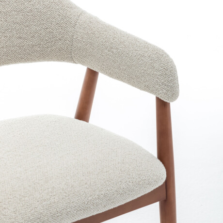 BUTACA DE COMEDOR MADERA NATURAL-BEIGE MARINA