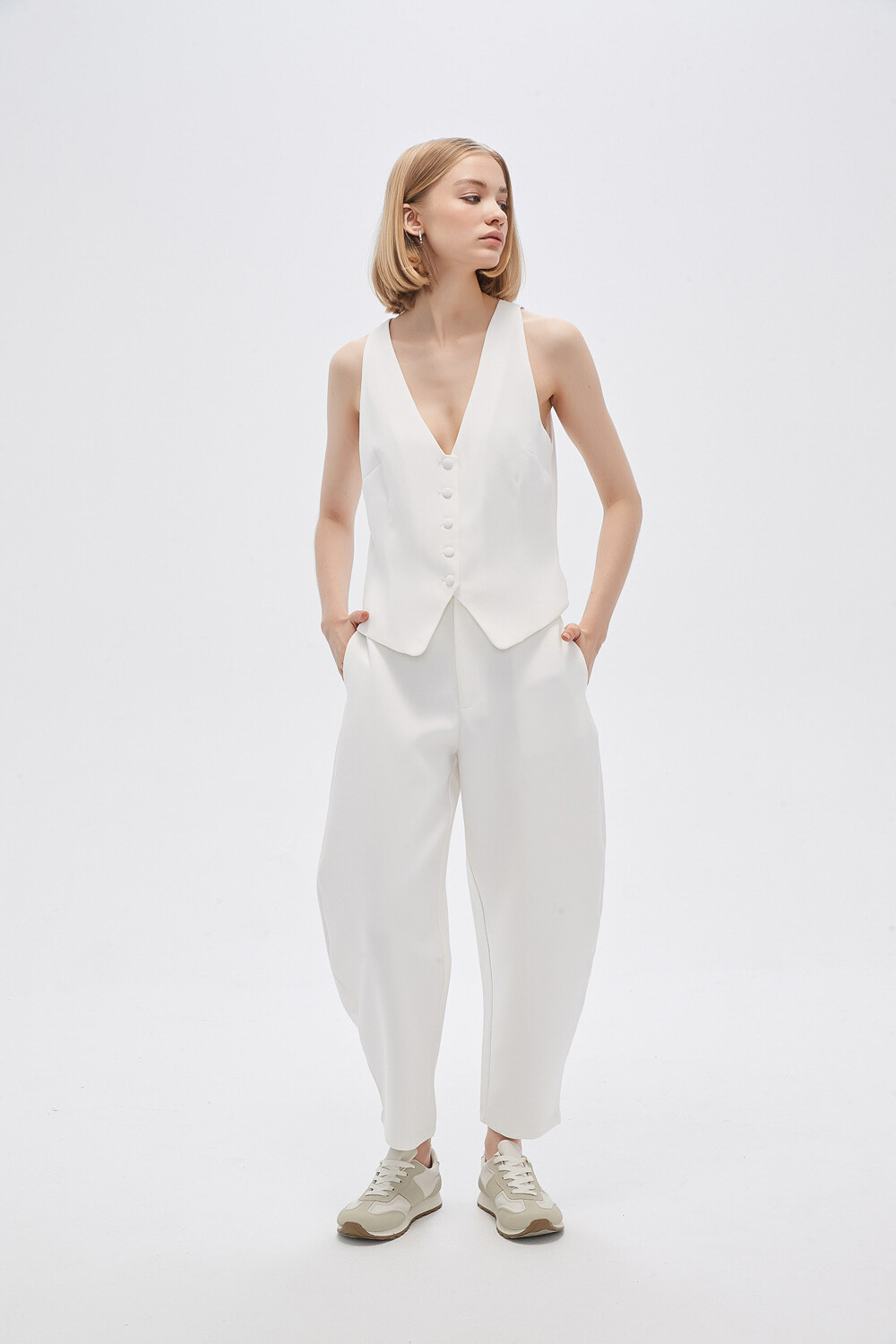 Pantalon Fienas Blanco