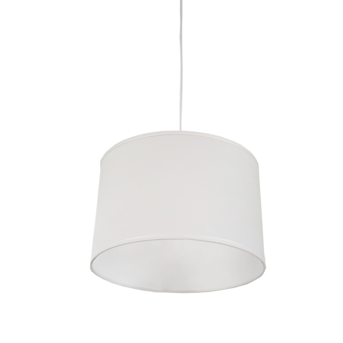 Lámpara colgante pantalla color blanco 1XE27 Ø30cm - JU0350 
