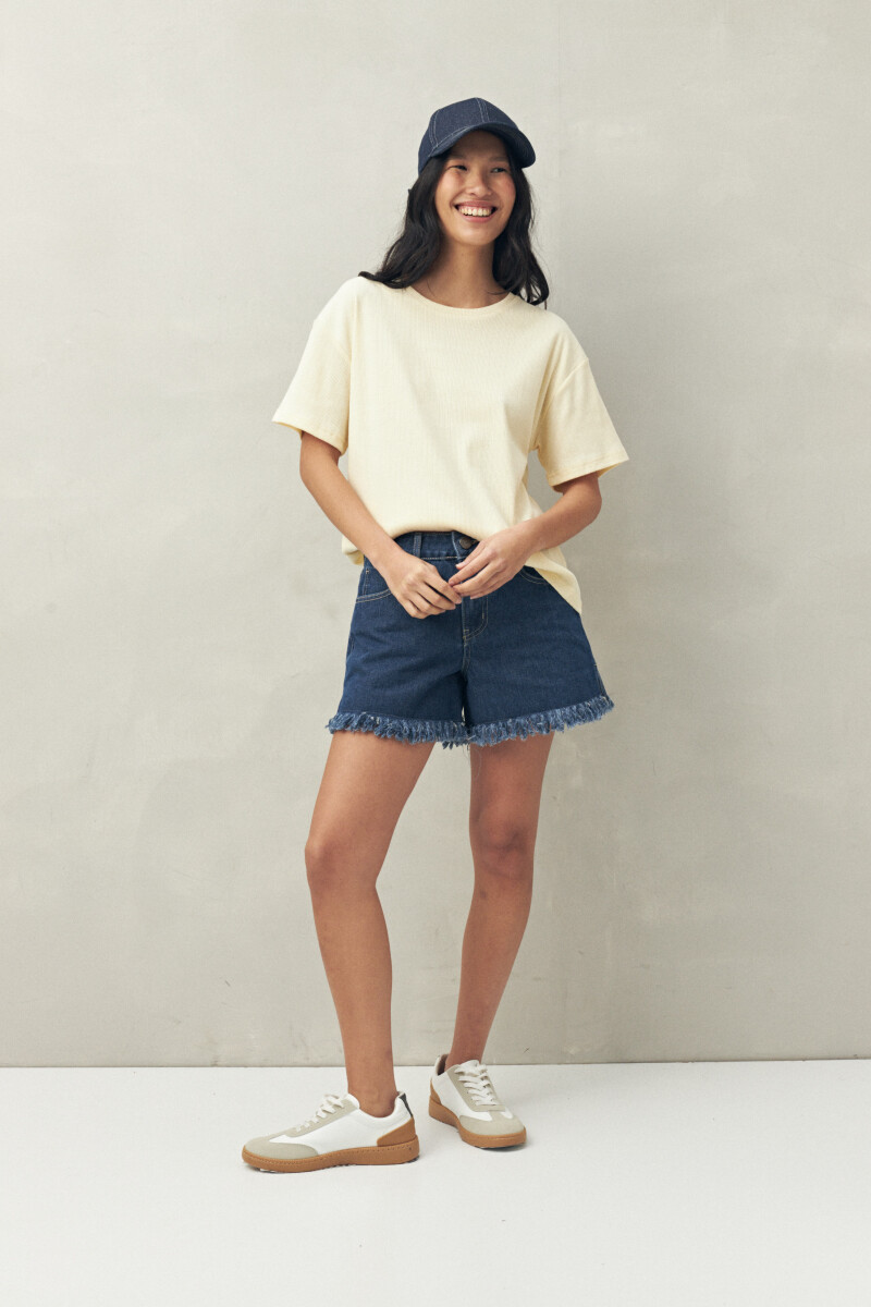 REMERA BASILE AMARILLO PASTEL
