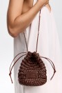 BOLSO BUCKET Marron