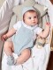 Camiseta Con Cuello Bebe Blanco