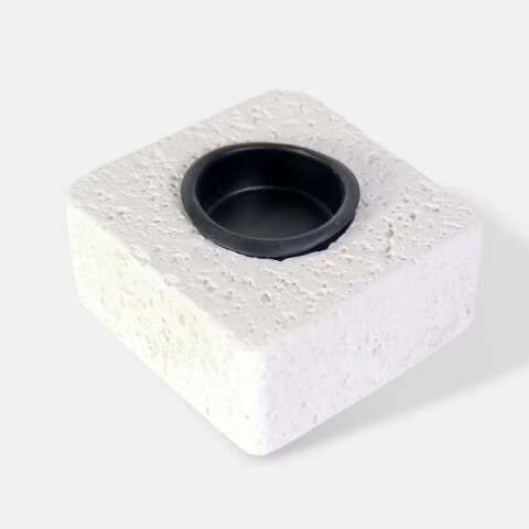 PORTA VELA BLANCO 4X8CM Unica