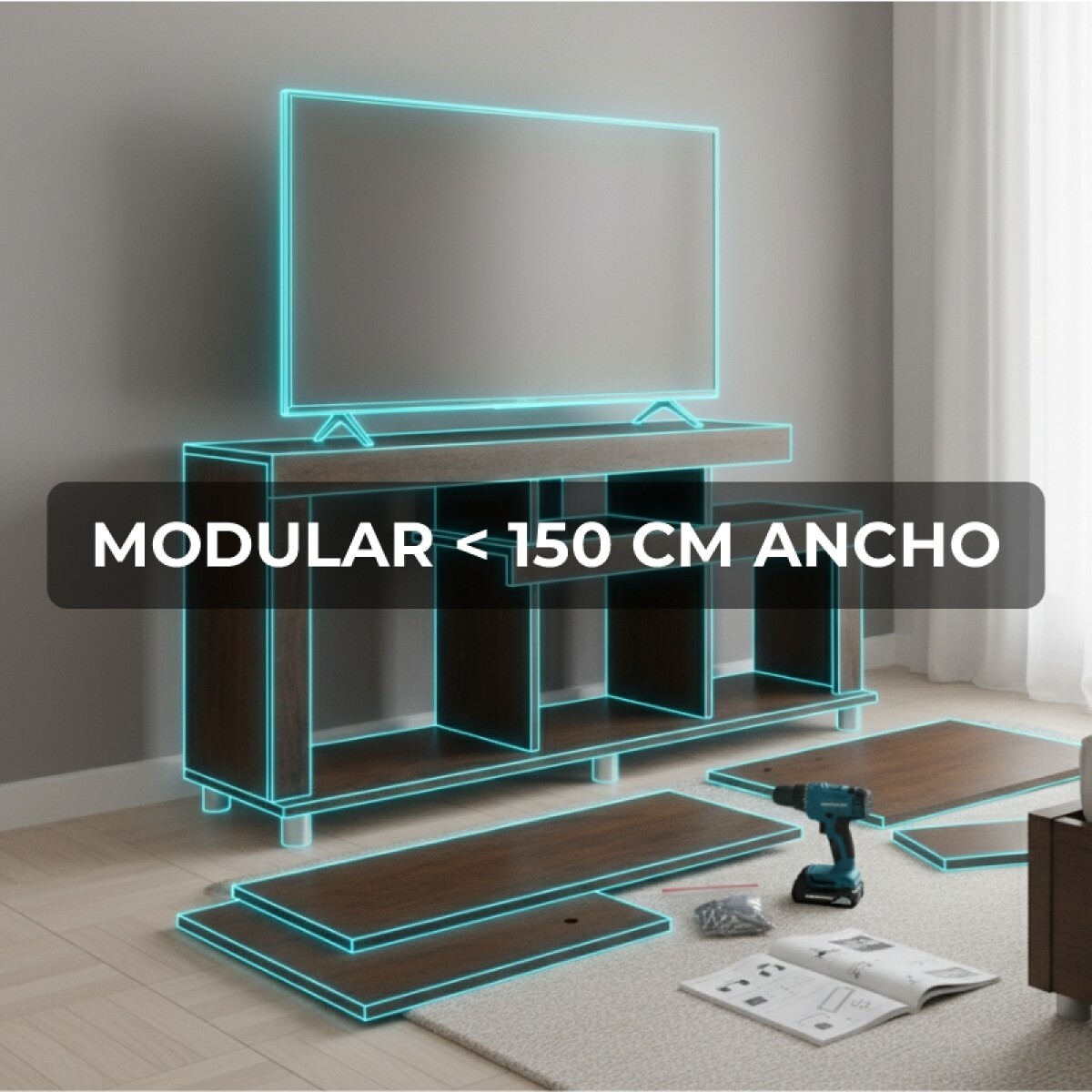 Armado de mueble MODULAR HASTA 150 CM. | Servicio Profesional Mulata - Armado 