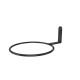 Soporte redondo para macetas 16cm NEGRO