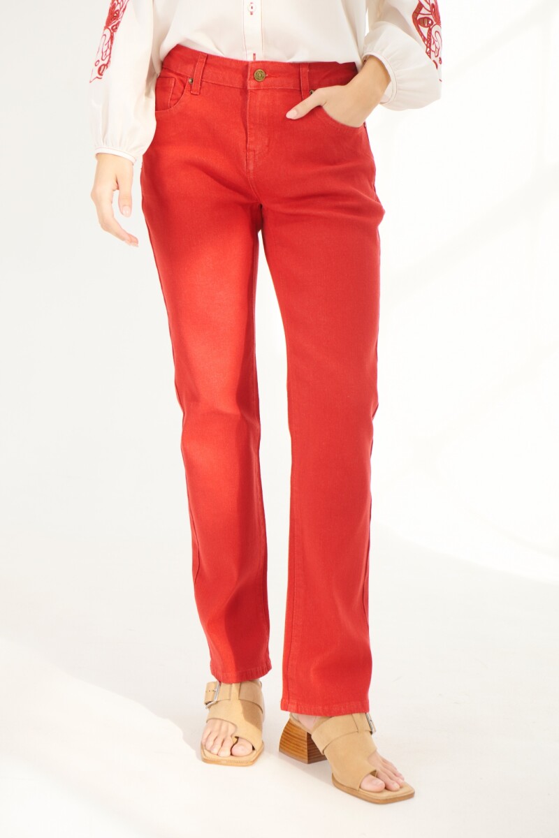 PANTALON FUNKY ROJO