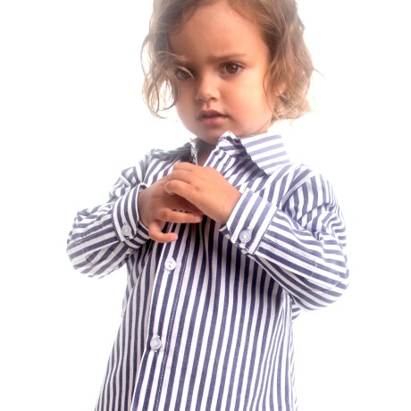 Camisa de Niño/a franja azul