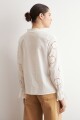 Camisa romántica blanco