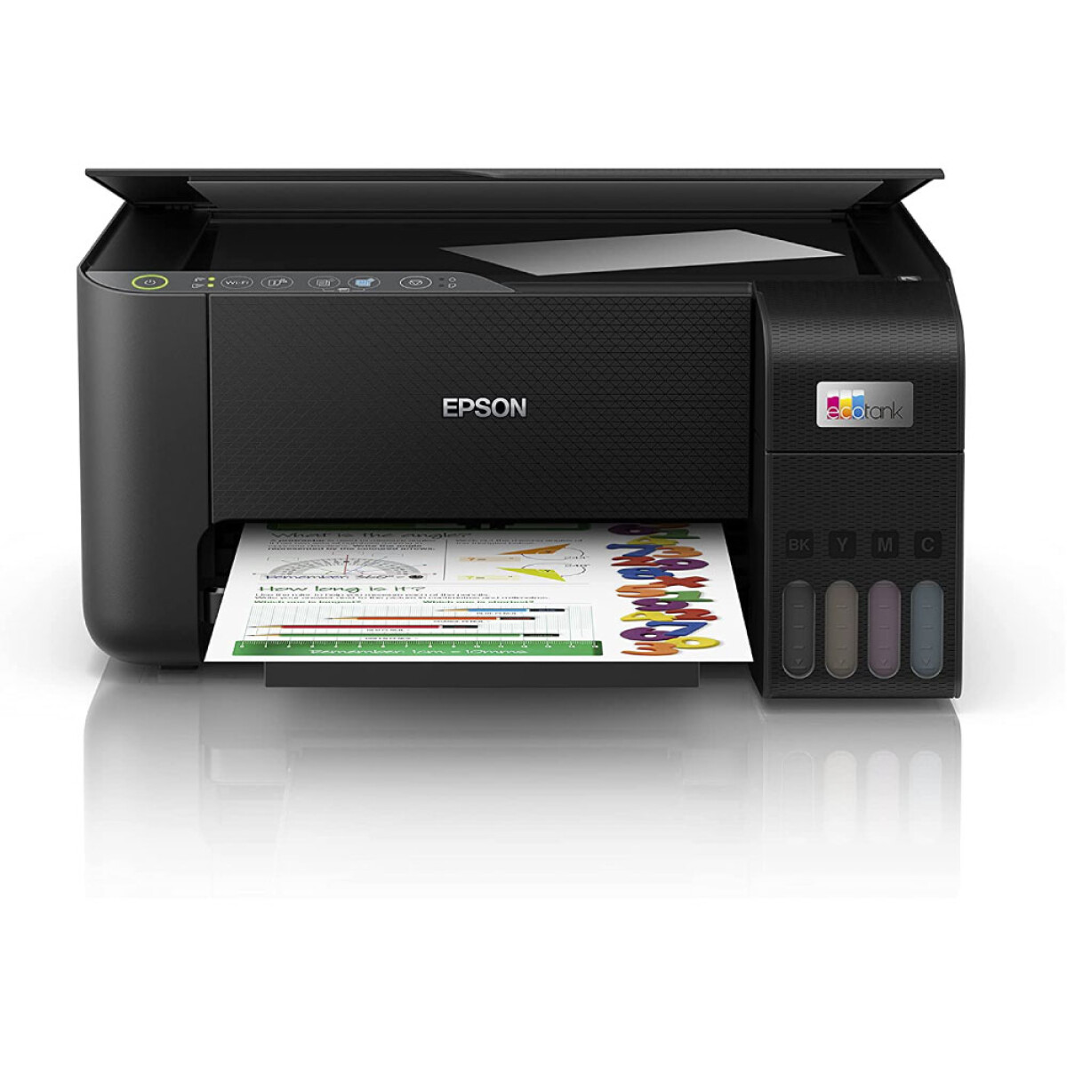 Impresora A Color Multifunción Epson Ecotank L3250 Con Wifi Negra 220v 