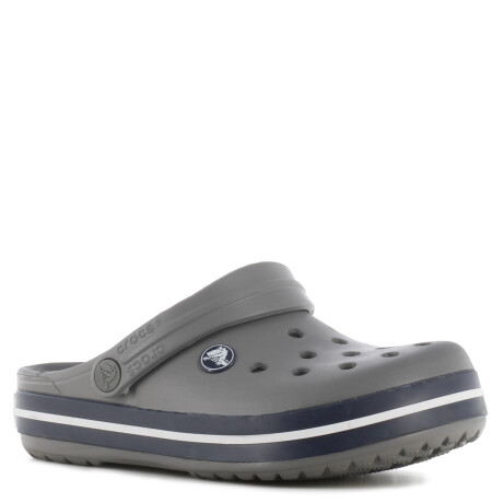 Zueco de Niños Crocs Crocband Clog Gris Humo - Azul Marino