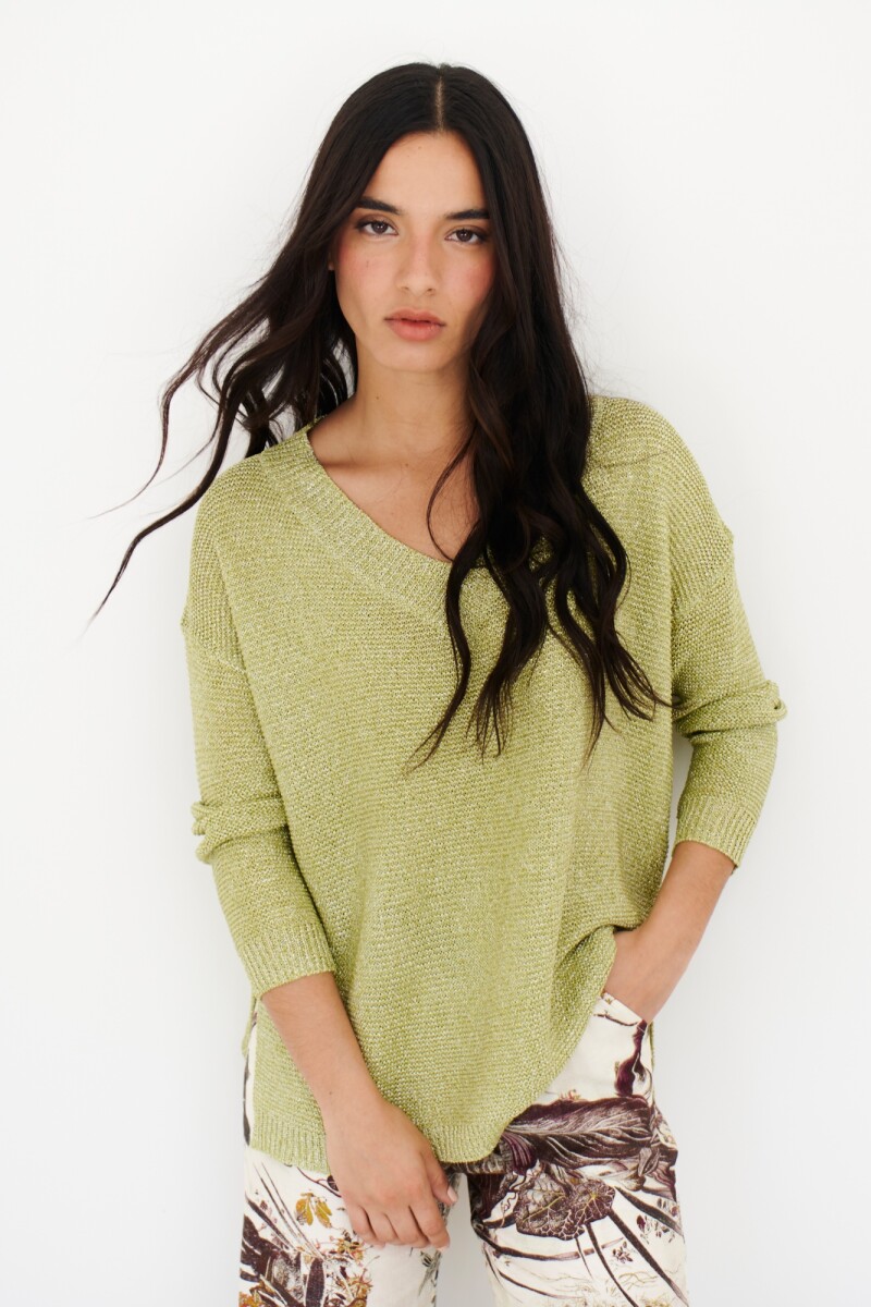 SWEATER V BLINK VERDE