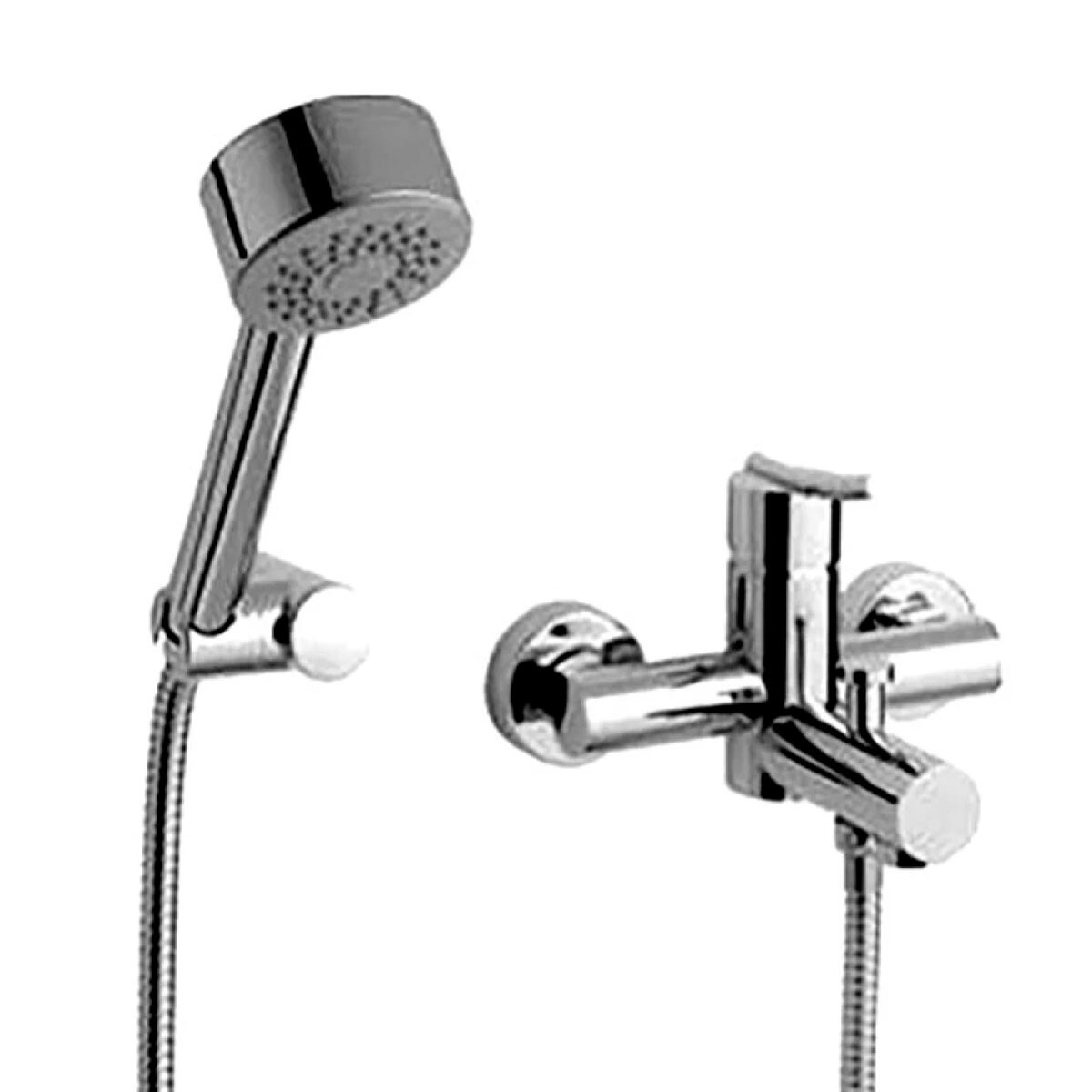 Griferia De Ducha Y Bañera Exterior Linea Libby Fv Monocomando Cromo 