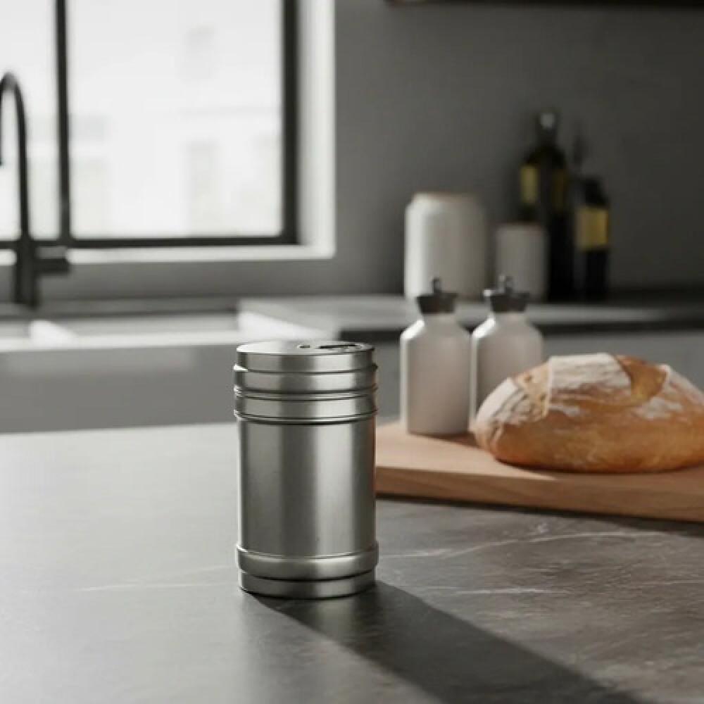 Condimentero acero inox 10.6x5.5 cm 90 gr Condimentero acero inox 10.6x5.5 cm 90 gr