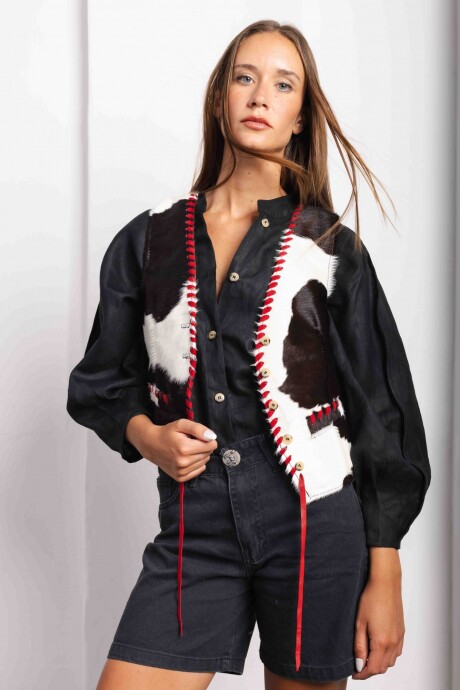 Lady Serrano Cowhide Rojo