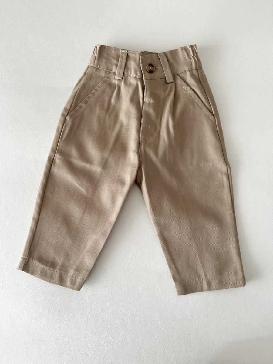 Pantalon vest beige Pantalon vest beige