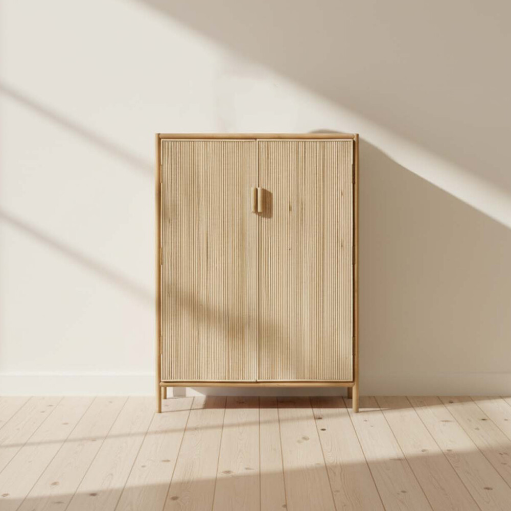 CÓMODA ARMARIO RATTAN NATURAL-BEIGE VICTORIA