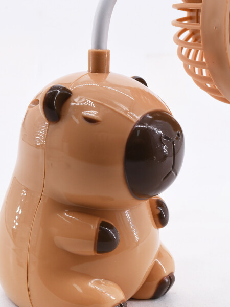 VENTILADOR CAPIBARA MARRON