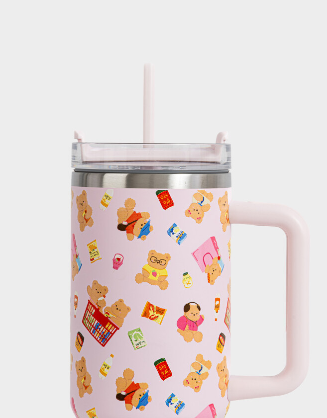 Artículos cocina Vaso Alto Térmico Korean Food - Azul Celeste