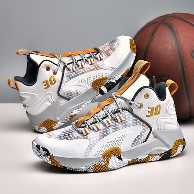 Calzado Deportivo De Basketball P/niño Unisex Naranja