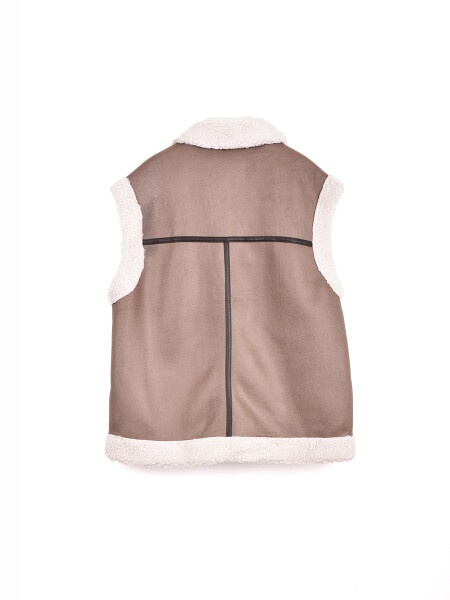 CHALECO NULIA MARRON