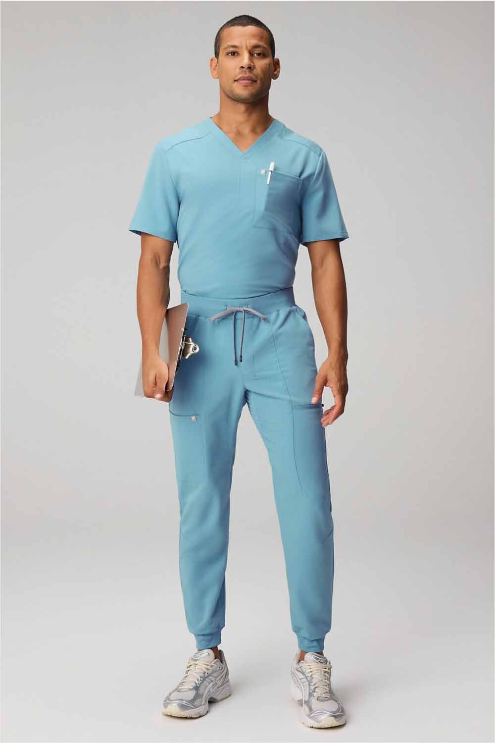 Polo Helix Scrub Hombre Wave