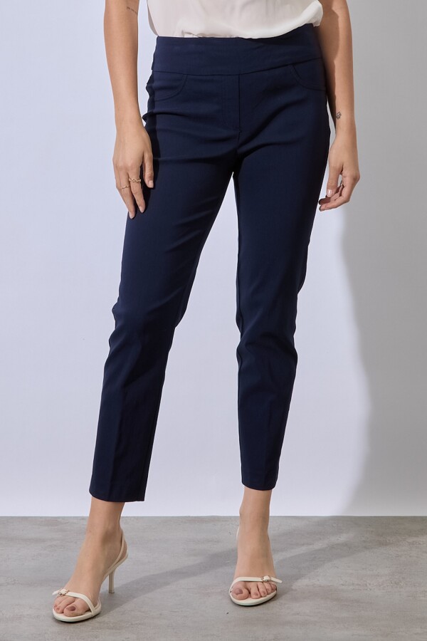 Pantalon Pretina Ancha AZUL