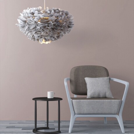 LUMINARIA DE TECHO FEATHER LIGHT Gris - UNICO