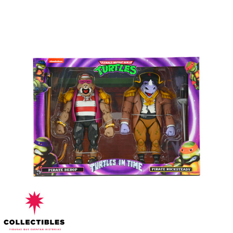 NECA! TORTUGAS NINJA IN TIME PIRATE BEBOP & ROCKSTEADY 7" NECA! TORTUGAS NINJA IN TIME PIRATE BEBOP & ROCKSTEADY 7"