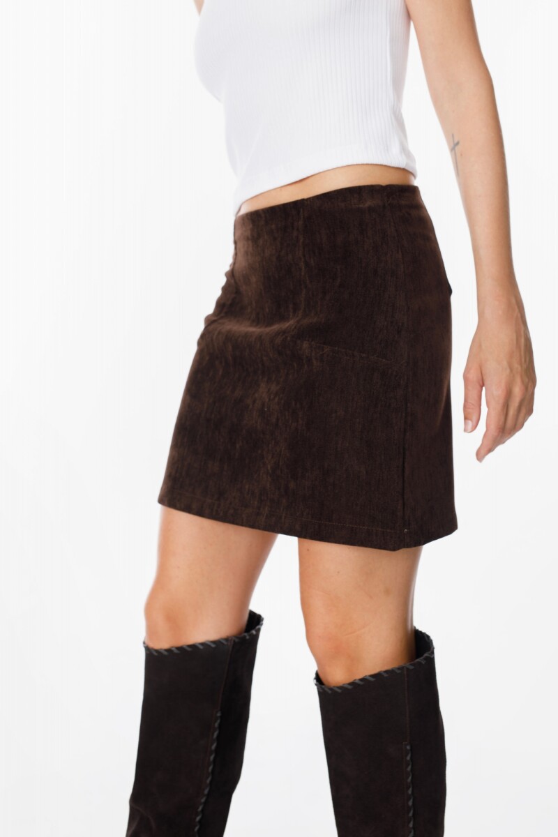 Falda Elyra Marron
