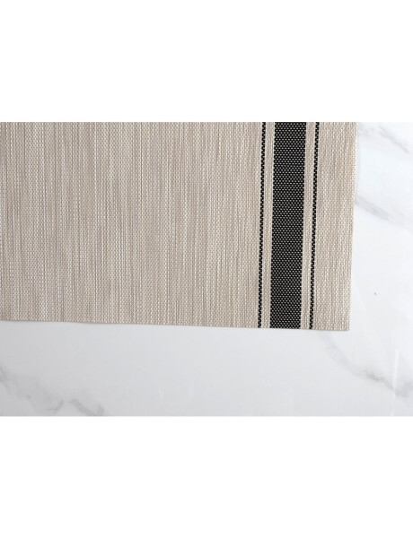 INDIVIDUAL PVC 45x30CM JASPEADO NATURAL/NEGRO INDIVIDUAL PVC 45x30CM JASPEADO NATURAL/NEGRO